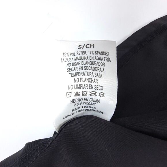 NEW Hurley Long Sleeve Rash Guard Surf Swim Top UPF 50 Womens Small Black Floral - Picture 8 of 8